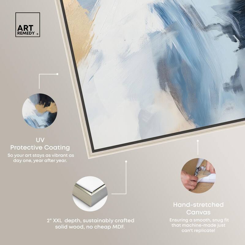 Turbulence I Canvas by Art Remedy