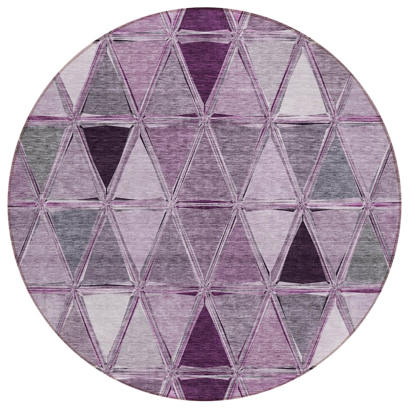 HomeRoots Geometric Transitional Rectangle Outdoor Rug