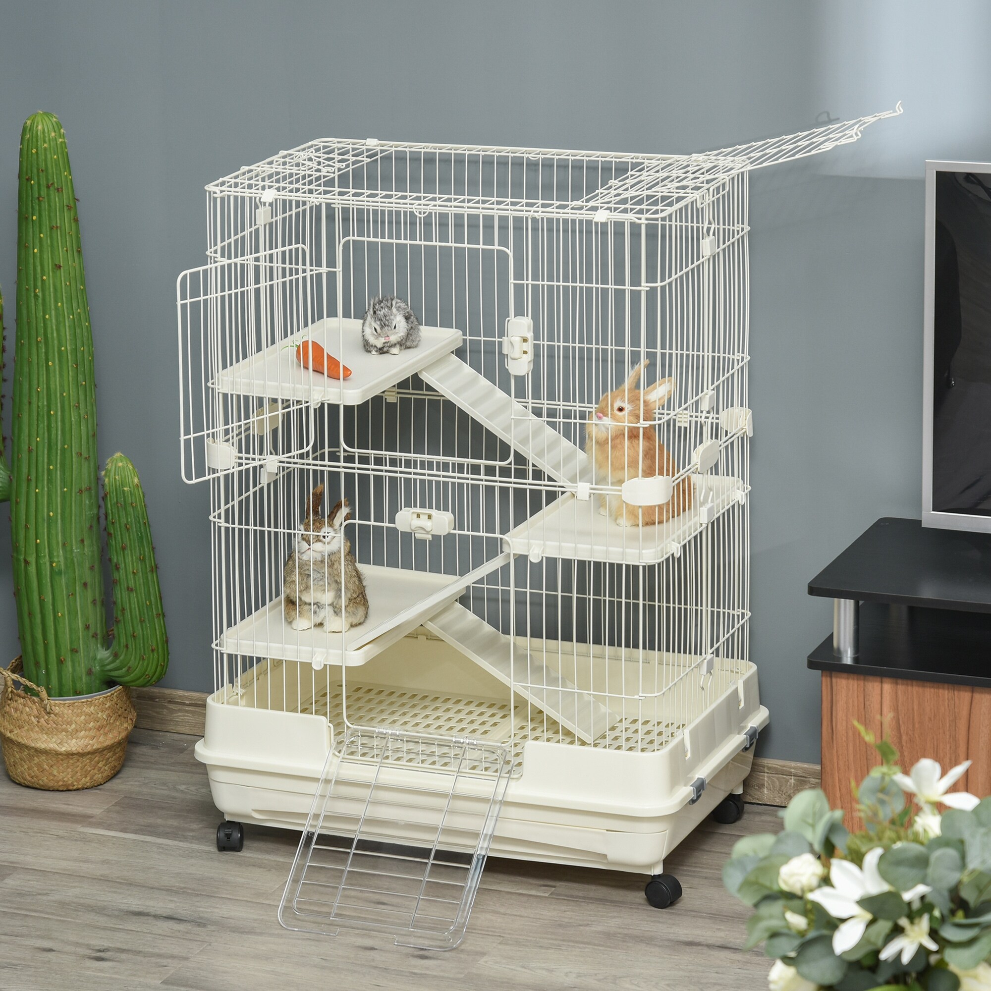 Metal small animal cage on sale