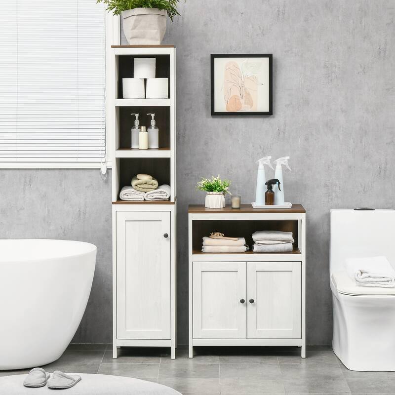 Kleankin Tall Bathroom Storage Cabinet