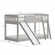 preview thumbnail 6 of 18, Kids Bunk Bed Twin Over Twin with Slide and Stairs, Heavy Duty Solid Wood Twin Bunk Beds