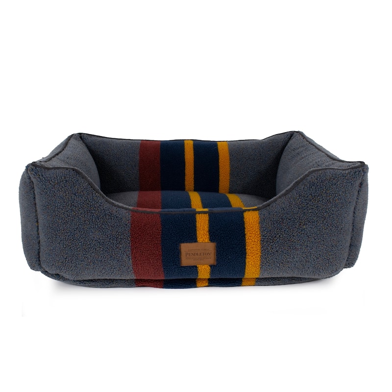 Pendleton Vintage Camp Kuddler Dog Bed - Large - Lake