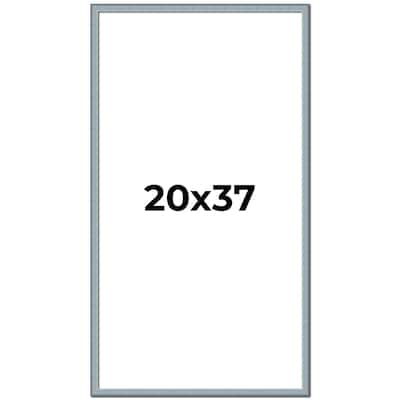 20x37 Frame Rustic Sky Blue Solid Wood Picture Frame | 0.75 Inch