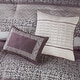preview thumbnail 32 of 31, Madison Park Melody 7 Piece Jacquard Comforter Set