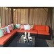 Kinbor Patio Sectional Sofa Outdoor Furniture Wicker Sofa Set Conversation Set with Cushions