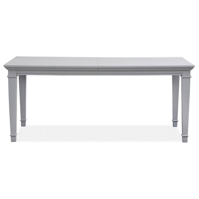 Magnussen Home Charleston Harbor Gray Extendable Rectangular Dining Table - 38''W x 72''D x 30''H
