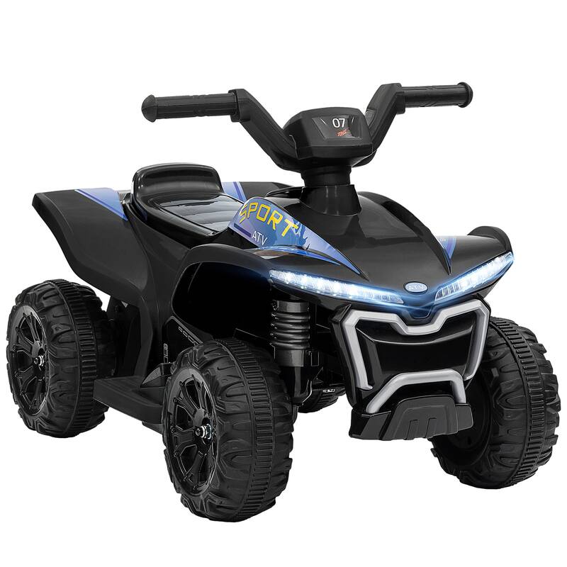 Children Car 6V Battery and Parent Assist Controls for Be Used for Backyard Adventures and Birthday Gifts​​ - Black