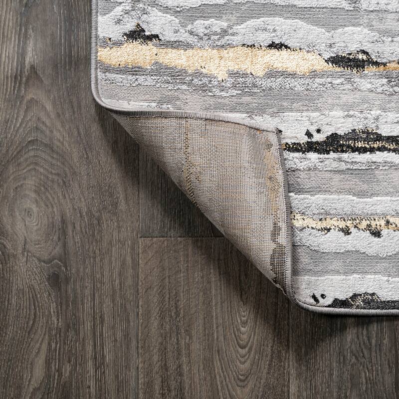 JONATHAN Y Timeworn Modern Stripe Area Rug