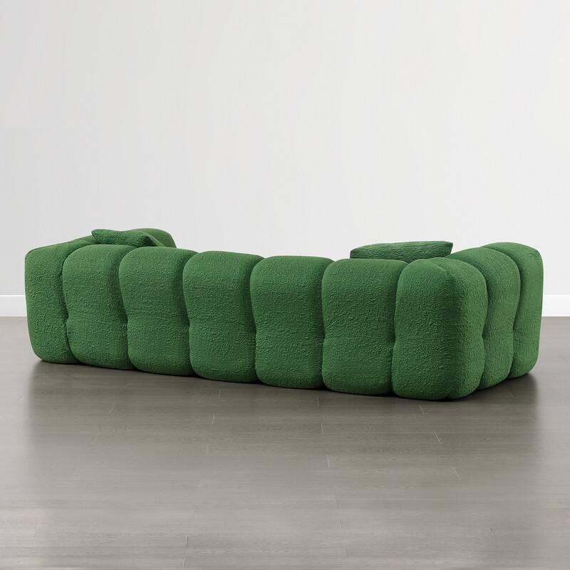 Spruce & Spring Compressed 3 Seat Boneless Sofa for Living Room