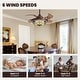 preview thumbnail 47 of 49, Smart Tiffany Stained Glass Retractable Led Ceiling Fan
