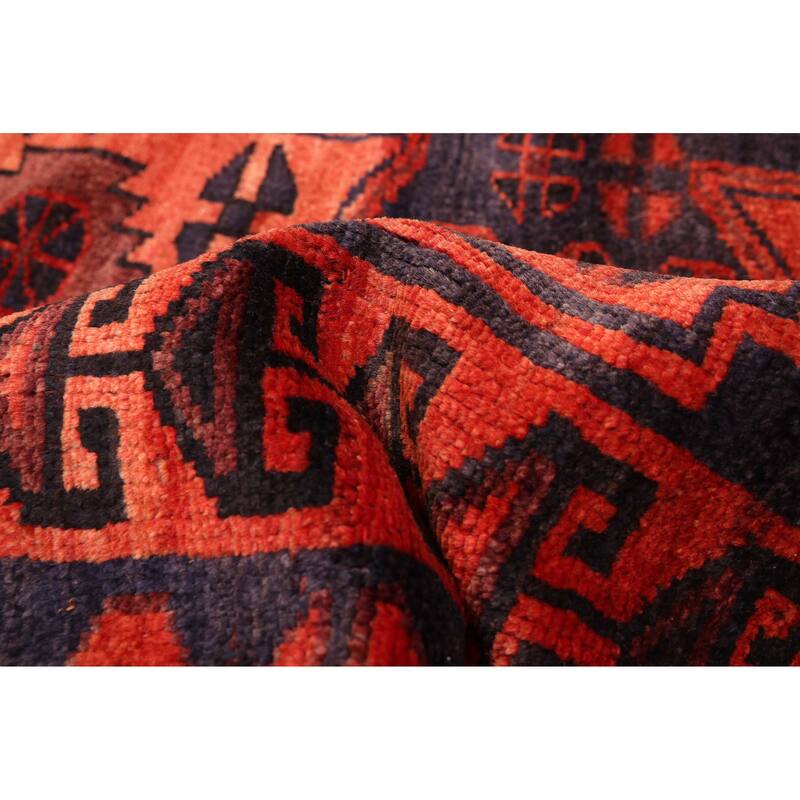 ECARPETGALLERY Hand-knotted Melis Vintage Light Red Wool Rug - 5'9 x 6'8