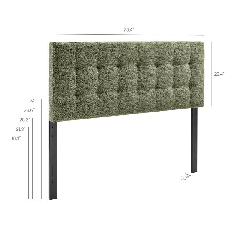 Lily Upholstered Fabric Headboard