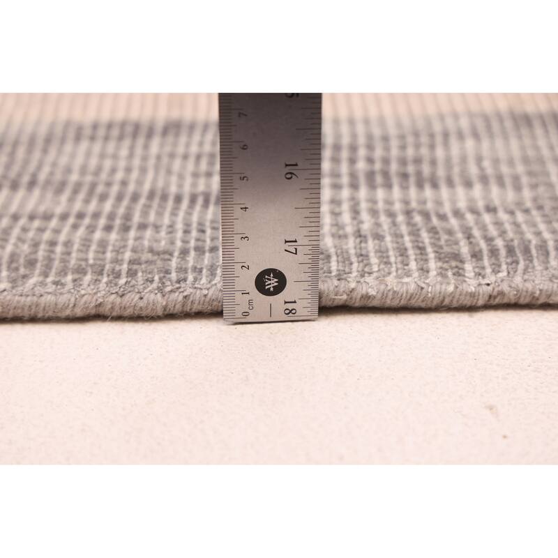 ECARPETGALLERY Hand Loomed Shimmer Beige Viscose Rug - 7'11 x 10'11