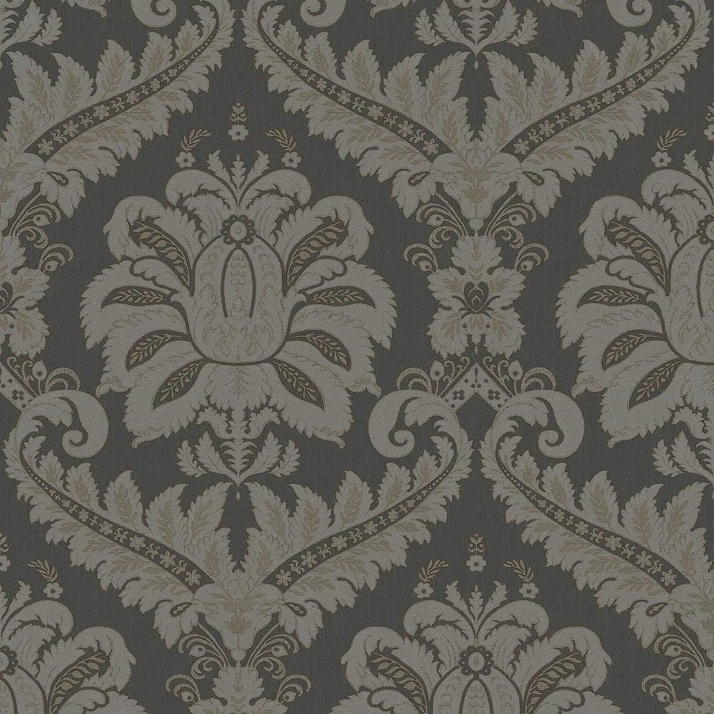 Galerie Wallcoverings Ornamenta Collection Traditional Damask Matte Finish Vinyl on Non-woven Wallpaper Roll