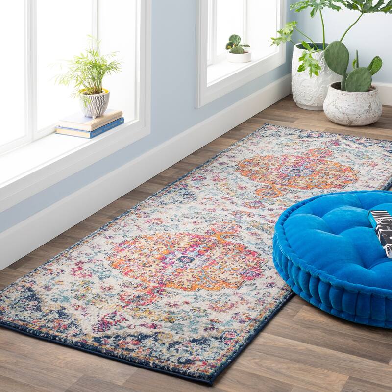 Artistic Weavers Caressa Vintage Boho Area Rug - 2'7" x 7'3" Runner - Multi
