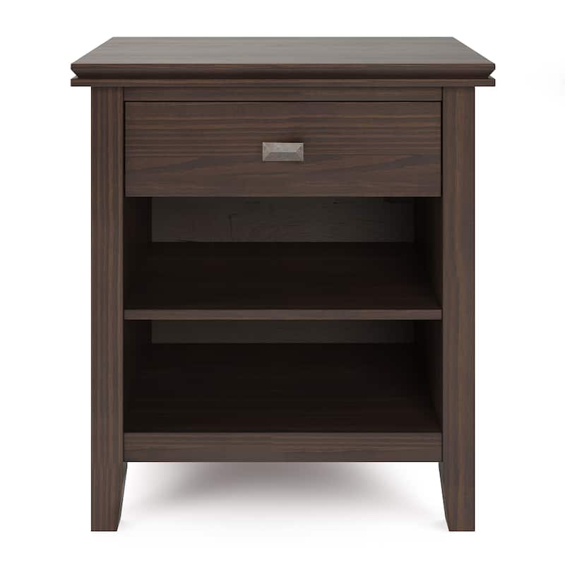 WYNDENHALL Stratford SOLID WOOD 24 inch Wide Bedside Nightstand Table