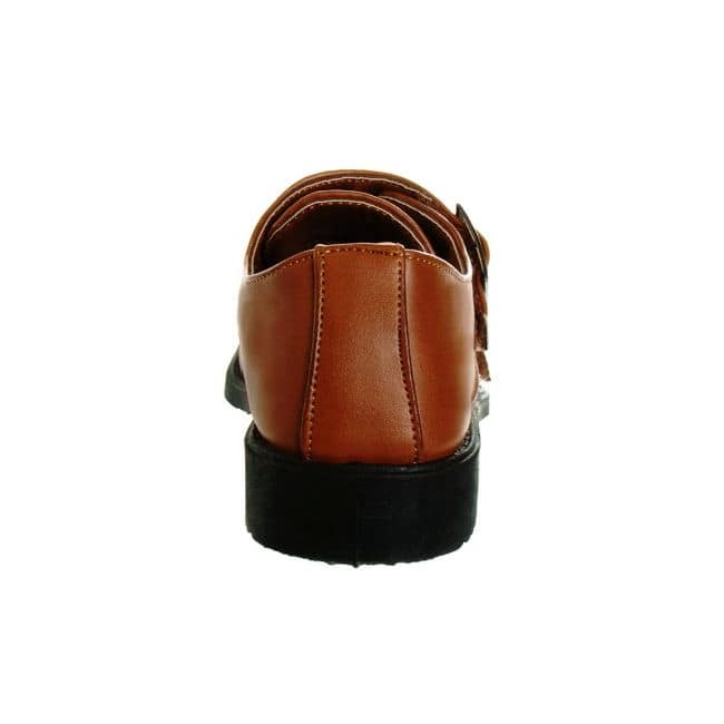 Josmo Boys Dress Shoes - Double Monk Strap Oxford Loafers with Hook & Loop (Toddler/Little Kid Sizes)