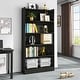 preview thumbnail 15 of 41, 6-Tier Open Bookcase, 72 inches Large Tall Bookshelf