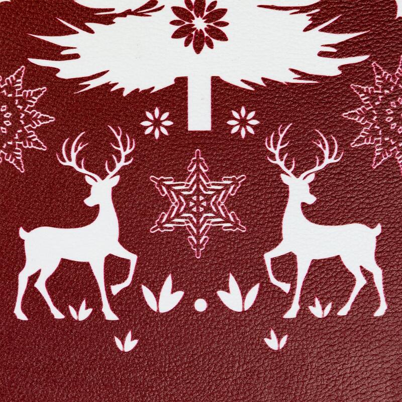 Reindeer and Snowflakes Kitchen Comfort Anti-Fatigue Christmas Floor Mat - 17.75" x 29.5"
