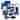Granitestone Blue 20 Piece Nonstick Cookware and Bakeware Set