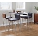 preview thumbnail 22 of 32, Porch & Den Naldi-Mason Swivel 5-Piece Counter Height Dining Set