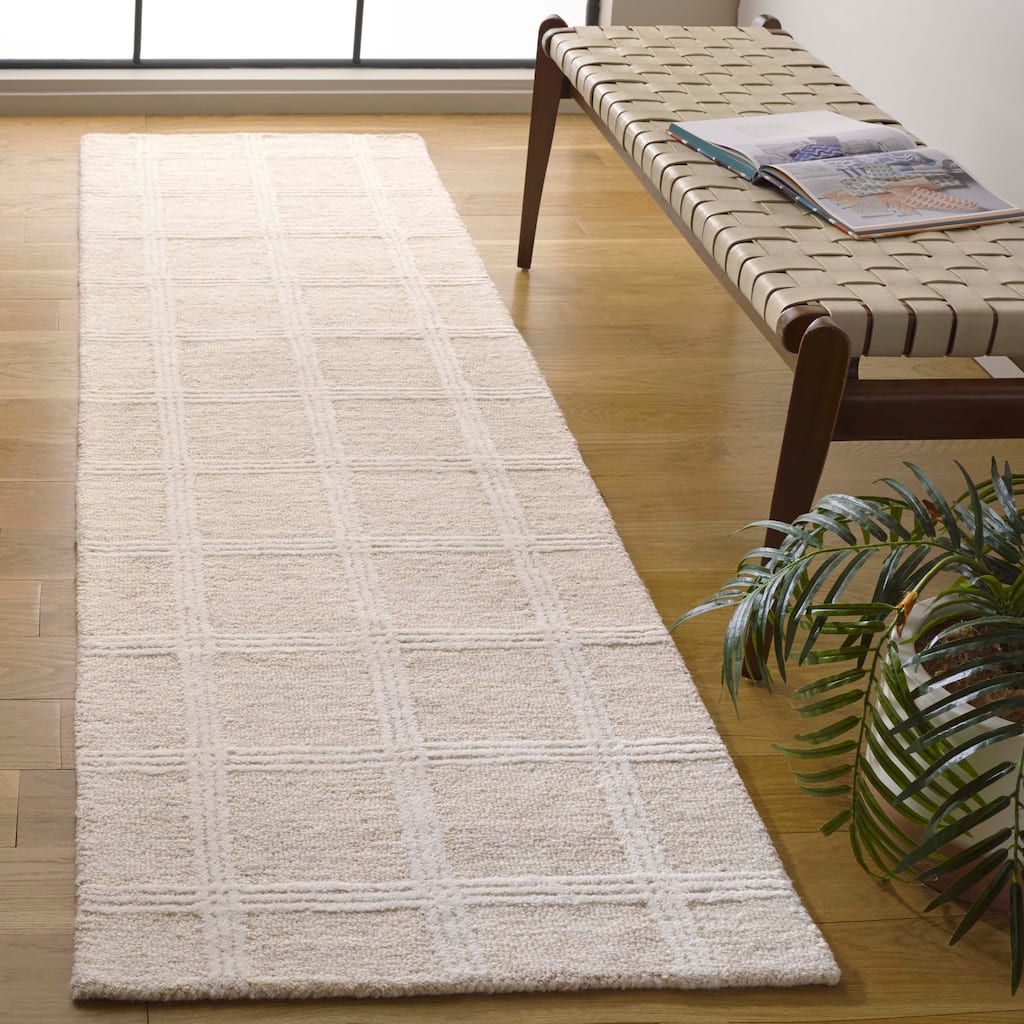 SAFAVIEH Handmade Pine Sandorne Modern & Contemporary Wool Rug