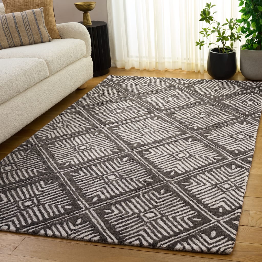 SAFAVIEH Handmade Cambridge Podgorka Modern Wool Rug