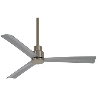 Minka Aire Simple Brushed Nickel Wet 3 Blade 44 Inch LED Ceiling Fan