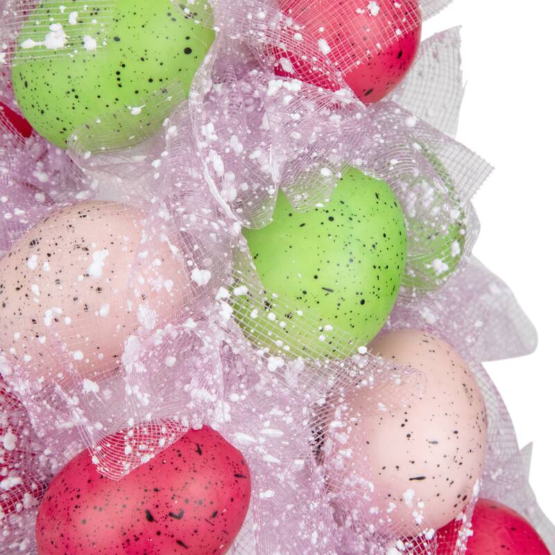 3-Piece Speckled Easter Egg Tree, Ball and Wreath Set