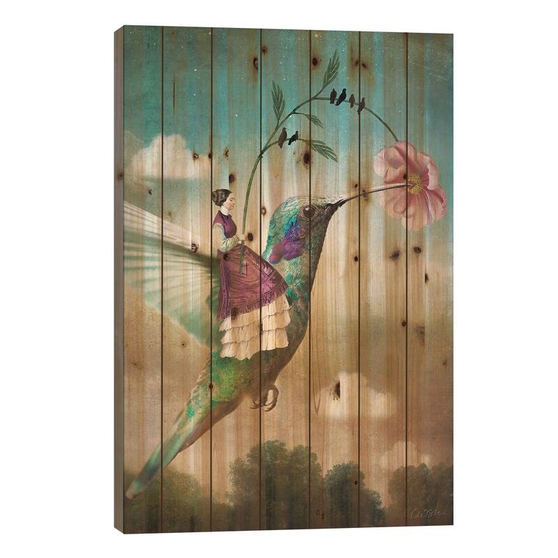 Of Wands Print On Wood by Catrin Welz-Stein - Multi-Color - 26x18x1.5
