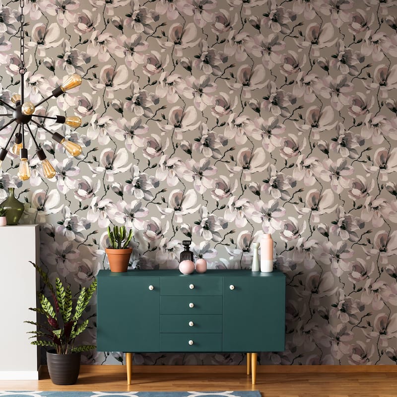 Galerie Wallcoverings Flora Cherry Blossoms Vinyl on Non-woven Matte Wallpaper Roll