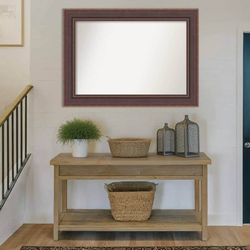 Moab Brown Bronze Non-Beveled Framed Wall Mirror - Moab Brown Bronze