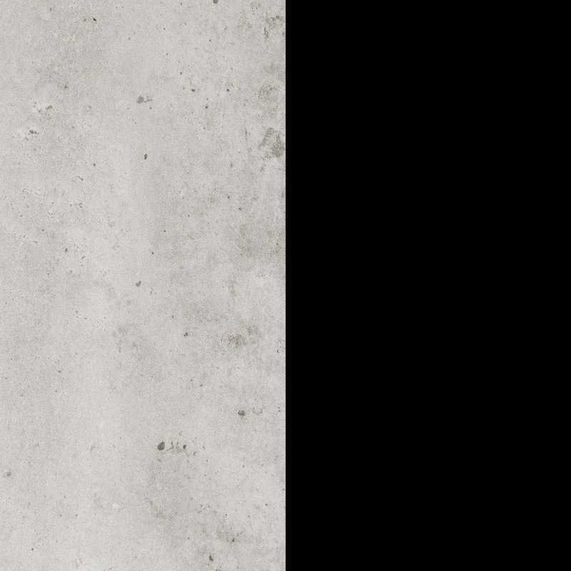 South Shore City Life Coffee Table - Concrete Gray and Black