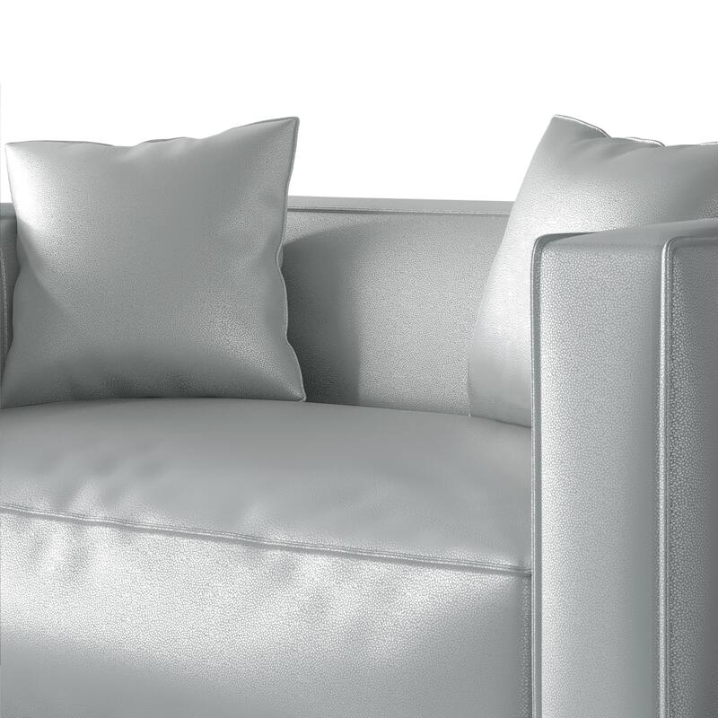 CraftPorch Mid Century Modern Upholstered Loveseat