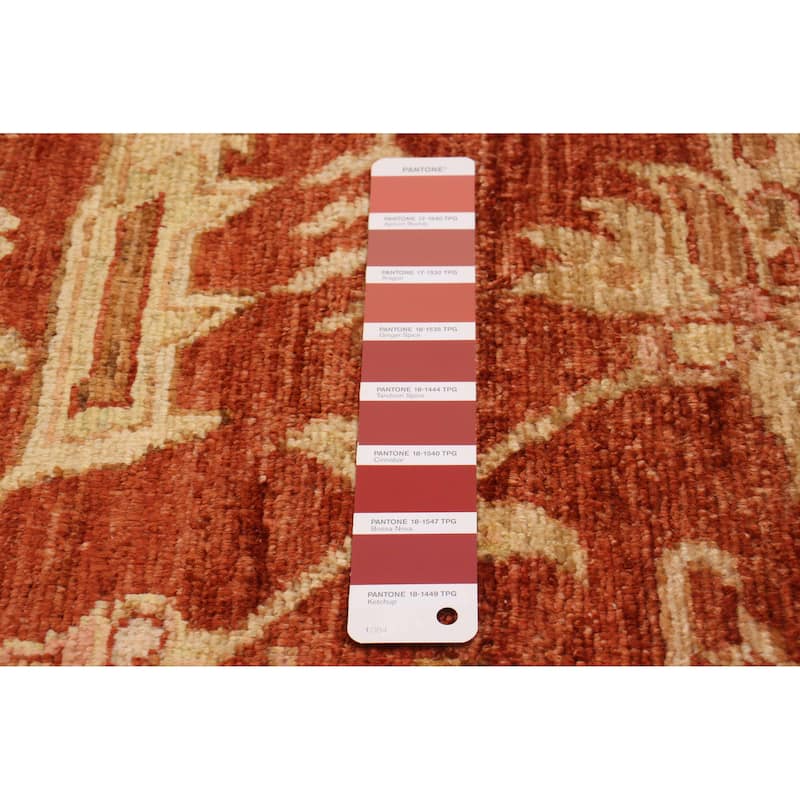 ECARPETGALLERY Hand-knotted Chobi Finest Copper Wool Rug - 5'11 x 8'10