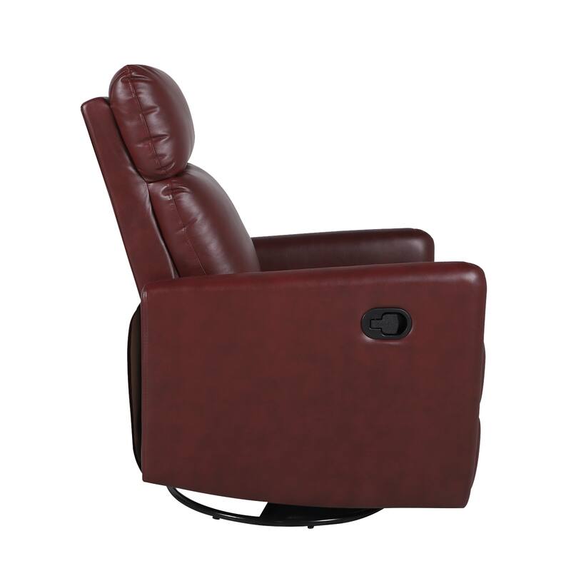Lyle Manual Swivel Recliner with Metal Base