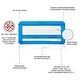preview thumbnail 18 of 18, Dream On Me Lilibet Mesh Safety Bed Rail in Blue for Twin