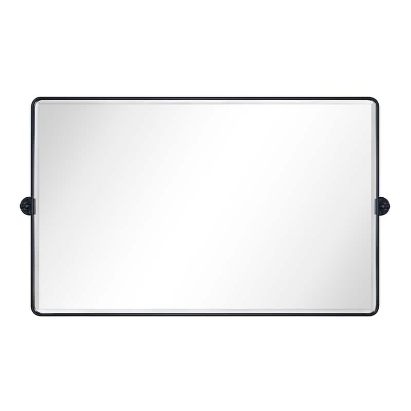 TEHOME Lutalo horizontal Beveled Bathroom / Vanity Mirror