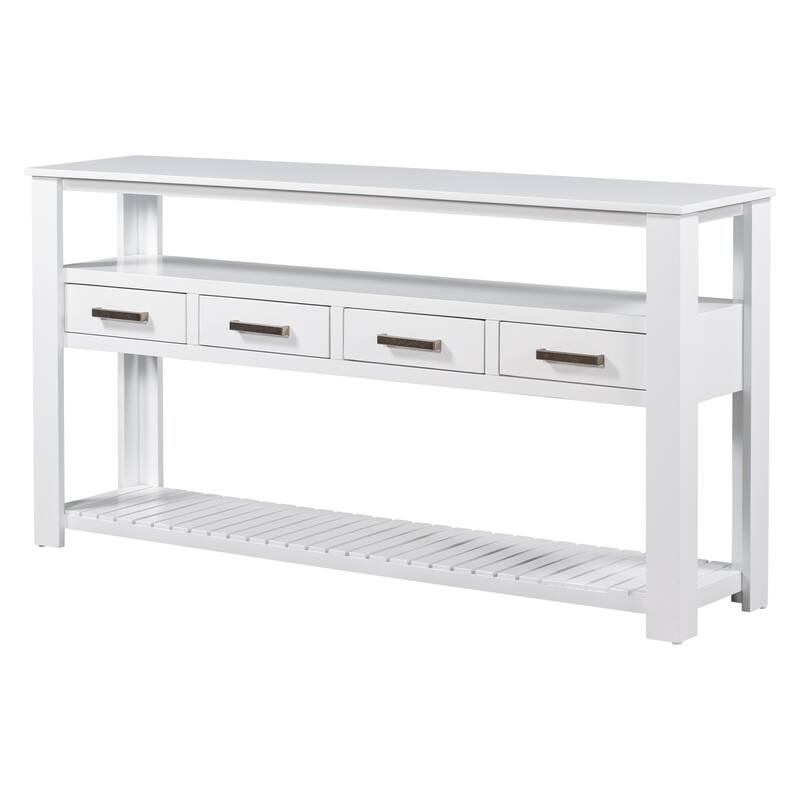 62.2'' Modern Console Table Sofa Table for Living Room