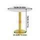 preview thumbnail 14 of 17, Tall Round Bistro Pub Table Sintered Stone Top BarTable