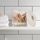 preview thumbnail 19 of 37, mDesign Round Storage Apothecary Canister for Bathroom, 2 Pack