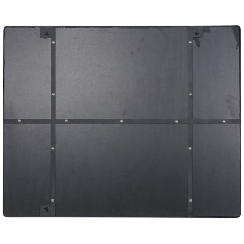 Varaluz Kye Rounded Rectangular Wall Mirror - Black