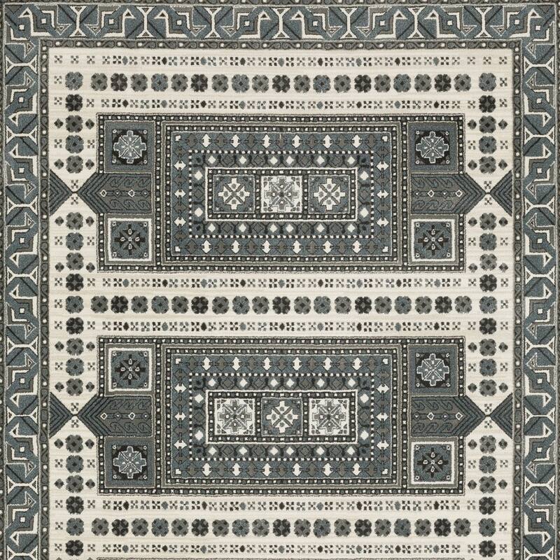 HomeRootsMedallion Traditional Rectangle Area Rug