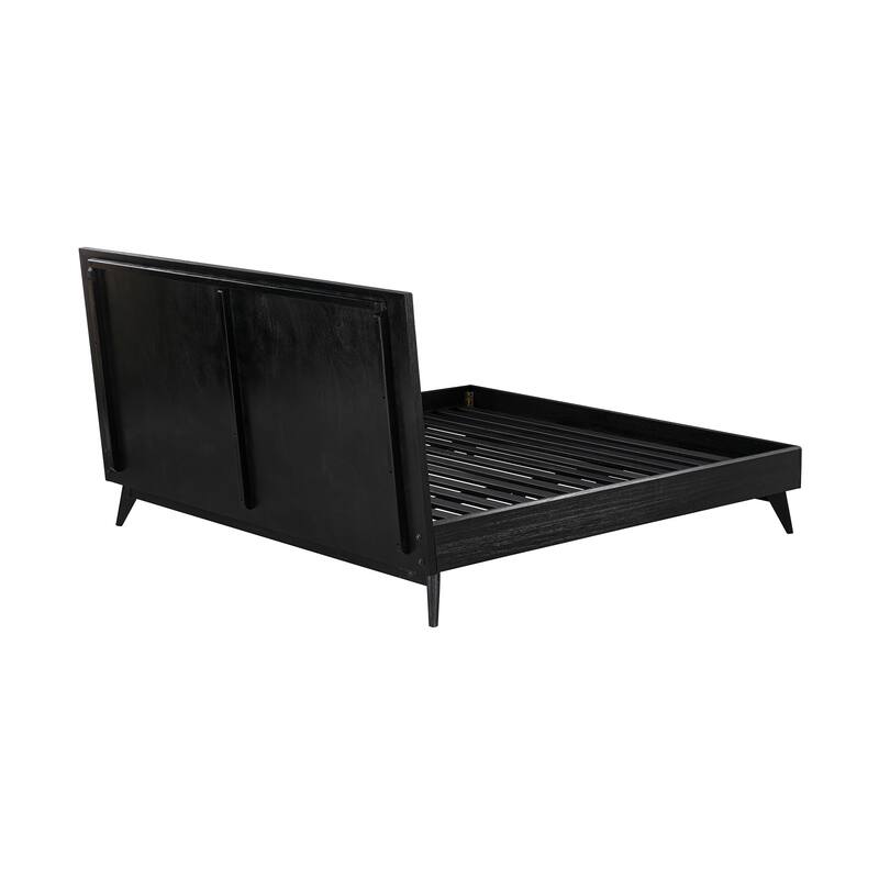 Carnaby Platform Bed Frame in Black Wood