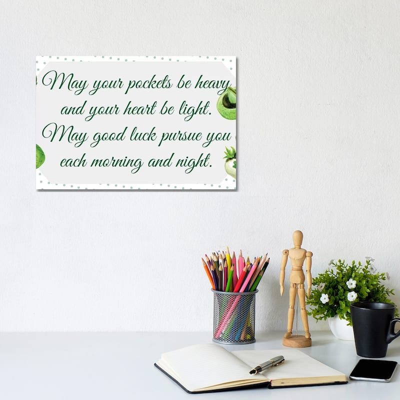 iCanvas "St. Patrick's Day Collection C" by Melissa Wang Canvas Print - 8x12x0.75