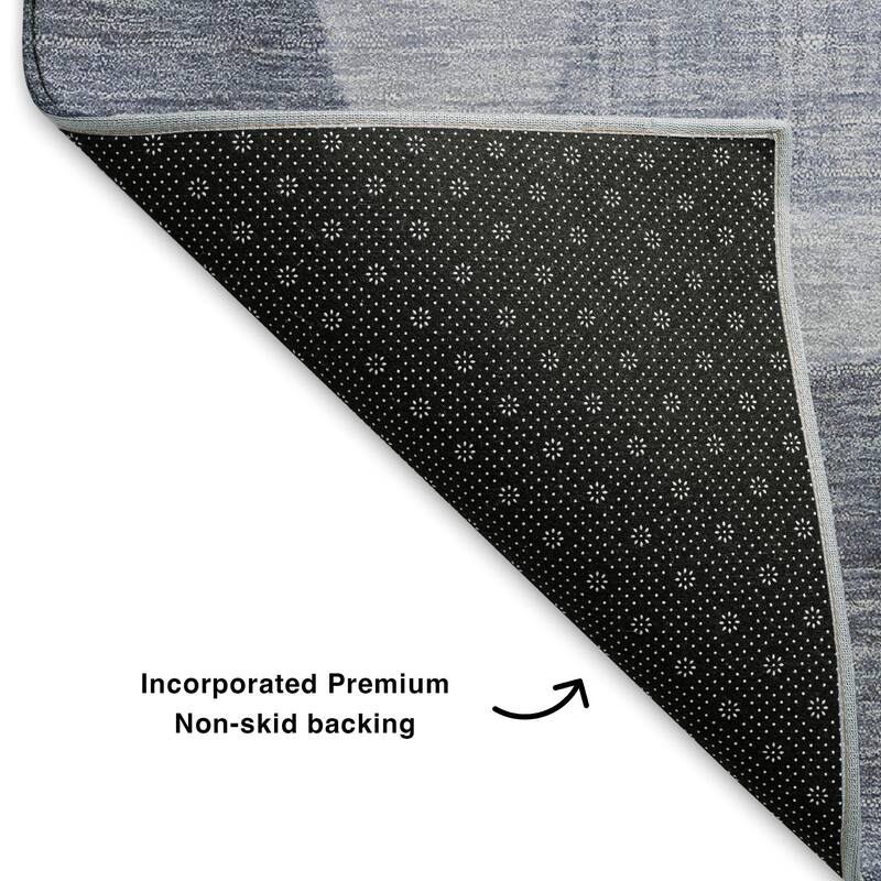 Premium Washable Super Soft Contemporary Bubbles Mayfield Rug