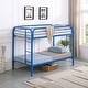 preview thumbnail 23 of 80, Morgan Contemporary Metal Frame Bunk Bed