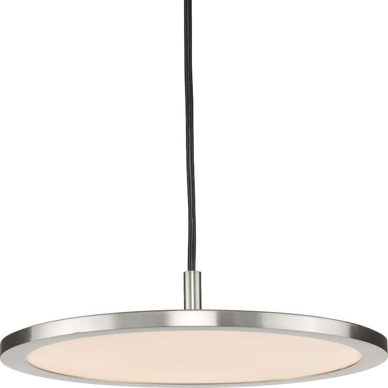Everlume LED Collection Modern Brushed Nickel Pendant - 11 in x 11 in x 2.3 in - 11 in x 11 in x 2.3 in