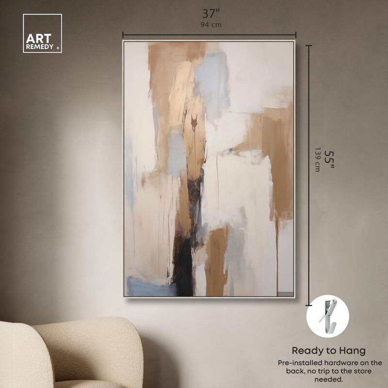 Sandstone Stillness I Canvas by Art Remedy