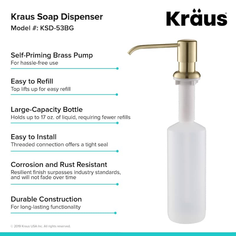 Kraus Kitchen Soap Dispenser